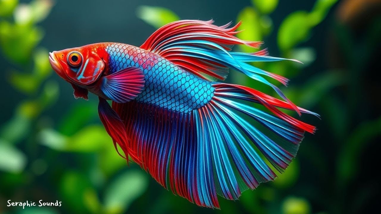 Aquarium 4K Video (Ultra HD) 🐠 Tropical Fish Tank & Relaxing Bubble Sounds for Sleep