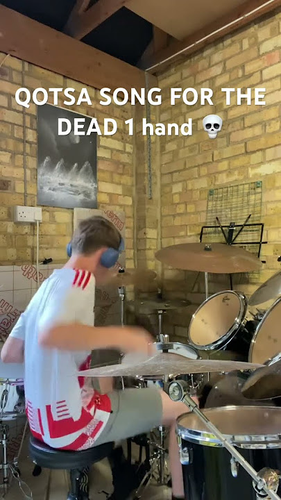 QOSTA SONG FOR THE DEAD 1 HAND 💀    #music #cover #El Estepario Siberiano #drums
