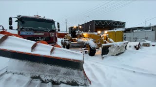 Уборка снега на Автогрейдере. Опять завал!?