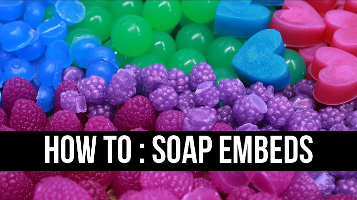 How to : Make Soap Embeds | Royalty Soaps