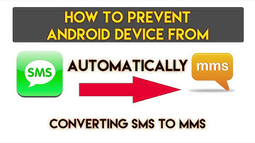 Stop SMS to MMS converting - How to prevent android device from automatically converting SMS to MMS