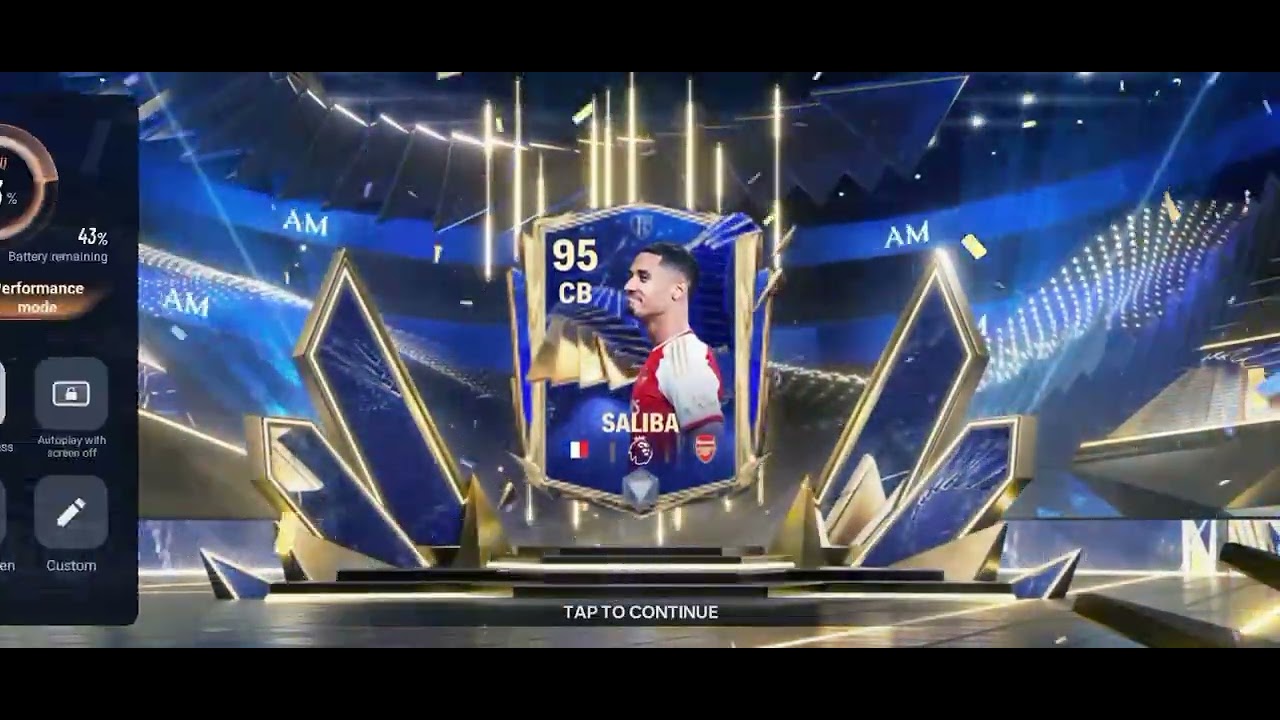 Packed 95 rated HM Saliba ! 🔥 #chuff #rkreddy #morechuff #eafc24 # ...