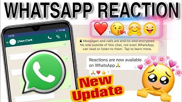 WhatsApp Reactions Update not working | How to React on whatsapp message | WhatsApp reaction feature