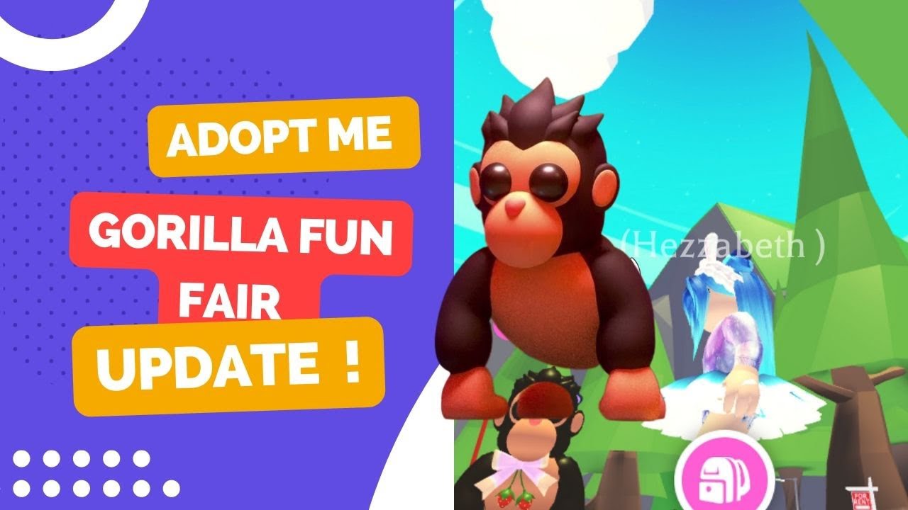 Adopt me Gorilla fairground update!