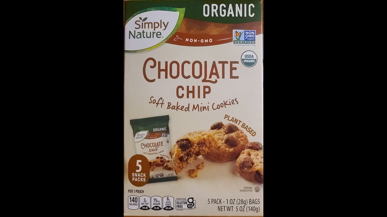 Simply Nature Organic Chocolate Chip Soft-Baked Mini Cookies Review