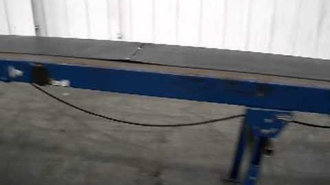 16 Ft Long Versa Belt Conveyor with 1/2 HP Baldor - Sigma Packaging E5877