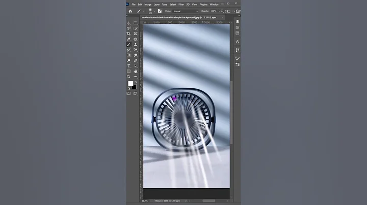 Photoshop Magic: Master the Radial Blur Effect in 1 Minute #photoshop #tutorial