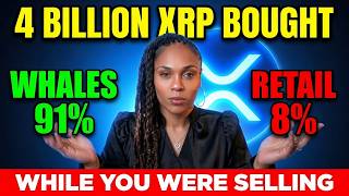 Big Money Bought 4 Billion XRP While Retail Was SELLING