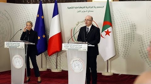 Paris et Alger impulsent une "nouvelle dynamique" dans leur partenariat économique