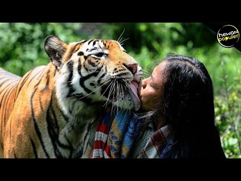 Penaklut Binatang Buas! 10 Manusia Yang Bersahabat Dengan Hewan Buas