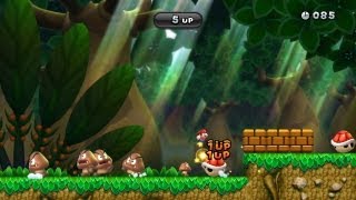 New Super Mario Bros U - Défis Maxi-Goomba Raplapla - Un Enchaînement Étonnant Wii U