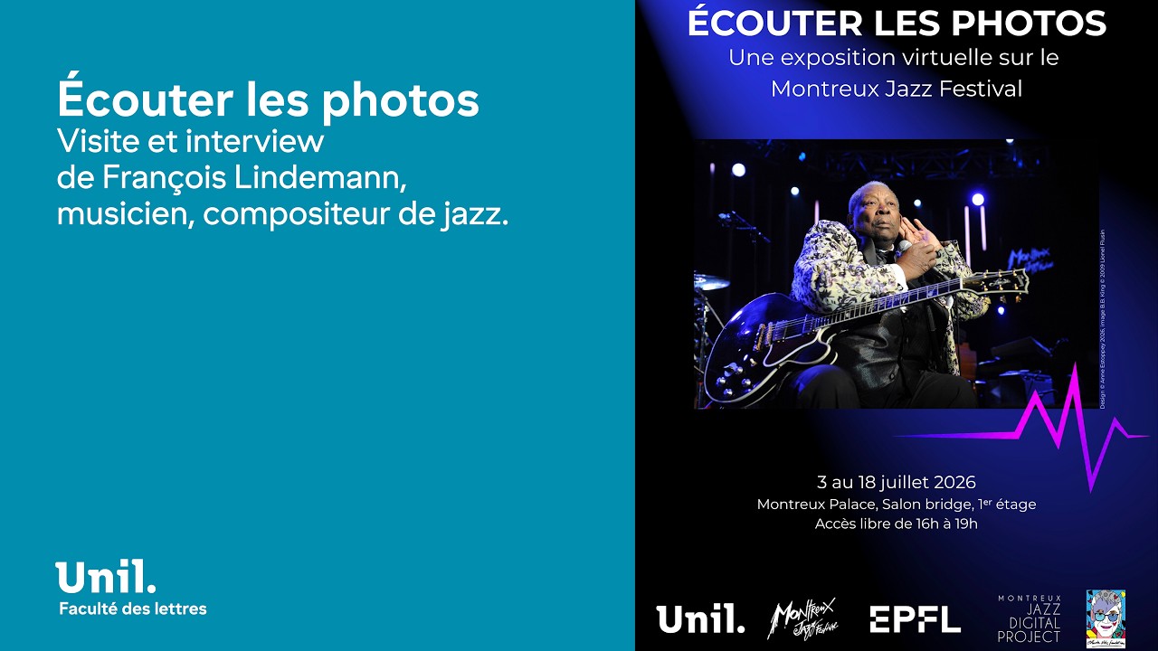 Exposition «Écouter les photos»: Visite et interview de François Lindemann au Montreux Jazz Festival
