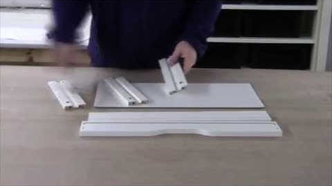 Assembling the IKEA EKBY ALEX Shelf with Drawers