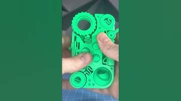 3D printed 12 in 1 fidget toy! #asmr #3dprinting #3dprinted #satisfying #fidgettoys