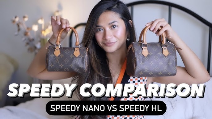 OLD vs NEW Louis Vuitton Nano Speedy Comparison + Mod Shots