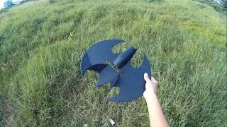 RC Batman flying wing- Mini Batwing v2 - Flying video