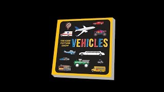 Vehicles Book Teaser Trailer - Cars, Trucks, Trains, Farm Vehicles & More  - The Kids' Picture Show