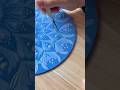 Blue Easy Mandala Tutorial 🩵💙🩵#shorts #mandala #art #diy #painting #tutorial