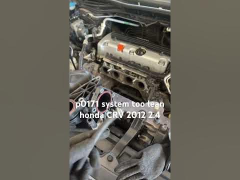P0171 system too lean honda CRV 2012#mechanic #mecanica #mecanico #