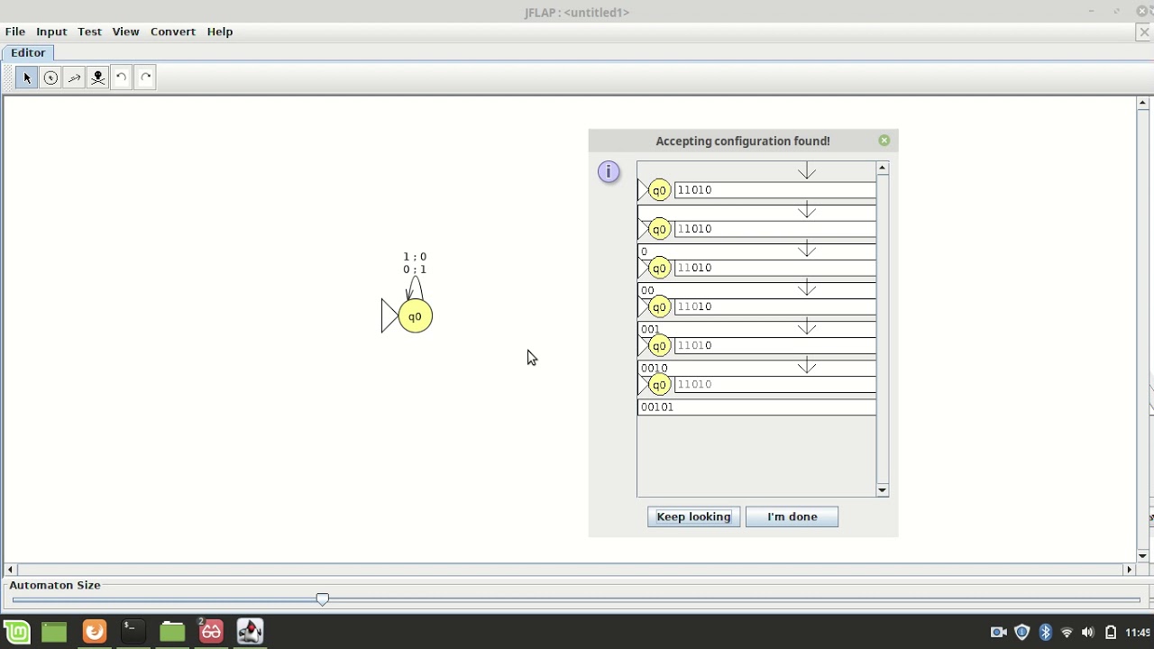 Jflap: Mealy Machine Examples | TBA : Simulasi dan Tutorial Mesin Mealy ...