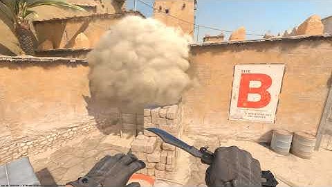 CS 2 | Dust 2 Smoke | Window B Smoke (Upper Tunnel)