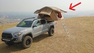 Installing a ROOFTOP TENT on my New Tacoma!