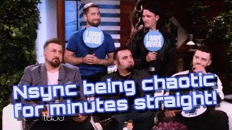 Nsync being chaotic for 17 minutes straight!