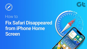 How to Fix Safari Disappeared from iPhone Home Screen