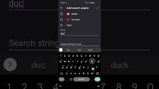 HOW TO ADD A CUSTOM SEARCH ENGINE TO FIREFOX MOBILE!!! #shorts