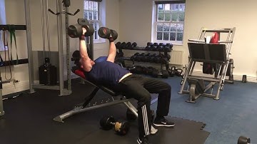 Incline Chest Press Drop Set