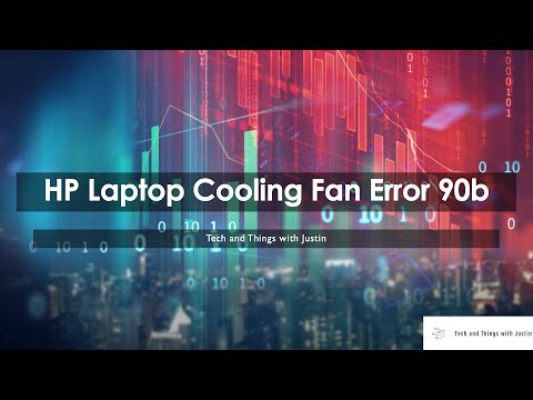 HP Laptop Cooling Fan Error 90b