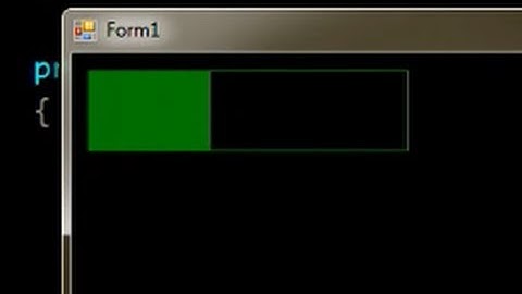 Graphics Tutorial C# - Progress Bar