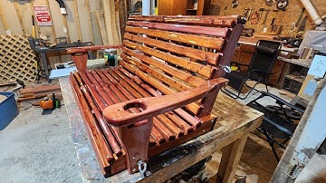 d.i.y cedar porch swing build.