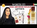 WORTH IT?? ANA ABIYEDH ROUGE BY LATTAFA | Review & Comparison with RED TEMPTATION & VIOLET BOUQUET