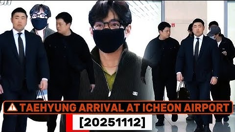 Serene Morning at Incheon Airport: BTS’s Taehyung Radiates Calm and Elegance Amid Peaceful Departure