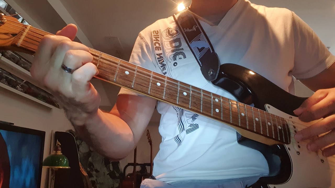 Radiohead Fake Plastic Trees guitar cover electric comment jouer