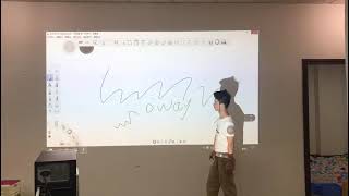 Portable interactive whiteboard can convert any surfaces into an interactive whiteboard