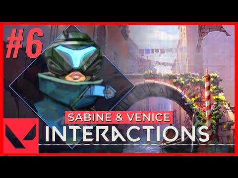Valorant - Leaked Agent “Sabine” Interactions (& New Venice Map Interactions) | Valorant #6