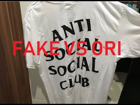 anti social social club shirt legit check