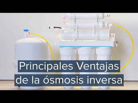 Video: Osmosis inversa (purificación de agua). Las principales desventajas de un sistema de ósmosis inversa