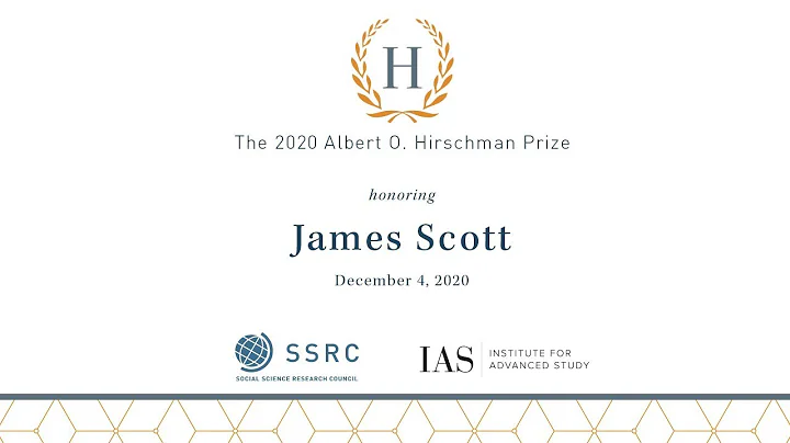 SSRC 2020 Albert O. Hirschman Prize Ceremony and L...