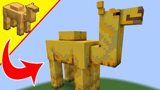 Camel Statue -  Mob Build Tutorial - Minecraft Camel Statue