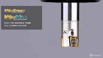 Maximum Productivity in Small Diameter with Highest Amount of Inserts: WIN-MILL (CVKT)