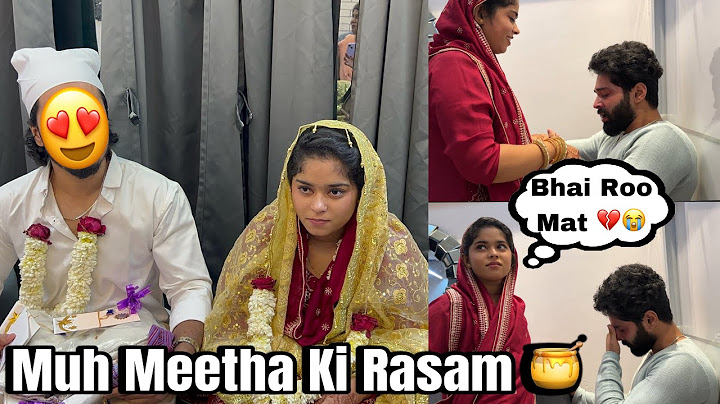 Muh Meetha Ki Rasam Me Abresh Rone laga😭 | Haifa Ki Shaadi | Fokats | Abresh & Zeeshan