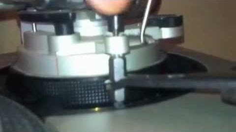 How to replace the tone arm rest on a Technics SL1200 tutorial