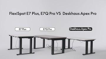 Stability Test--FlexiSpot E7 Plus,E7Q Pro VS Deskhaus Apex Pro, which one is best standing desk？