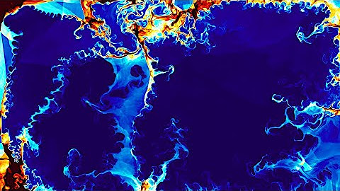 Chaotic Instability - Fluid Dynamics Simulation (4K 60fps)