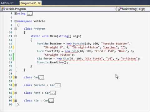 Solved C# language (C) Create a Vehicle class in C# as