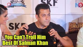 Best Of Salman Khan #ThrowBack | Salman Vs Media | Funniest Compilation