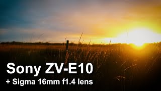 Golden Hour l Sony ZV E10 l Sigma 16mm f1.4 l Cinematic video